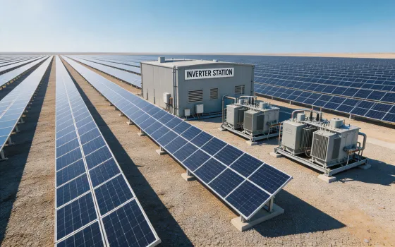 Utility solar plant inverters